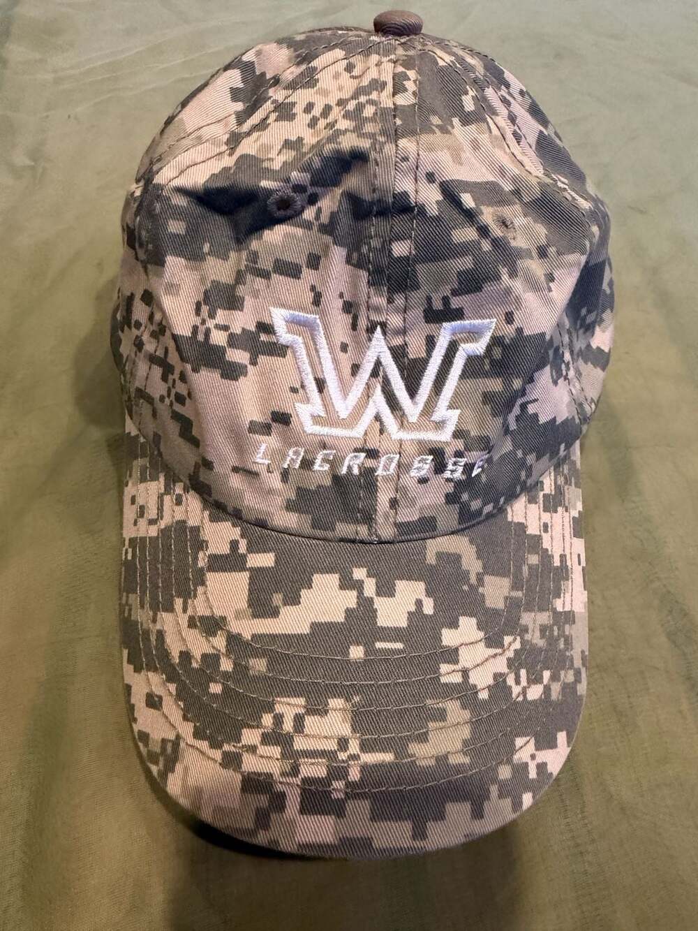 Wilkes university Digital Camo Lacrosse Adjustable Baseball Hat